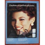 Publicit� papier - parfum  gauloise  de molyneux de 1982