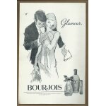Publicit� papier - parfum  glamour  de bourjois de 1965