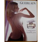 Publicit papier - parfum l'instant de guerlain de 2006, ingrid parewijck mannequin