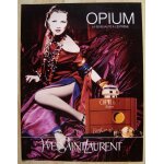 Publicit papier - parfum  opium  d'yves saint laurent de 1995, kate moss mannequin