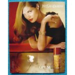 Publicit papier - parfums  opium  d' yves saint laurent de 2008, malgosia bela mannequin