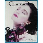 Publicit papier - parfum  poison  de christian dior de 1991