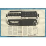 Publicit� papier - poste radio continental edison r c 1499 de 1975
