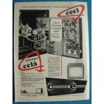 Publicit papier - poste de tlvision continental edison de 1957
