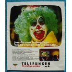 Publicit� papier - poste de t�l�vision telefunken de 1975