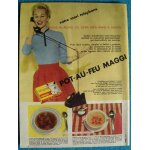 Publicit papier - pot - au - feu maggi de 1956