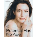Publicit� papier  ; potential has no age ; shiseido de 2023, anne hathaway eg�rie.