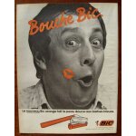 Publicité papier - rasoir bic de 1981 Publicité papier - rasoir bic de 1981