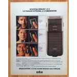 Publicit� papier - rasoir electrique braun de 1985