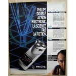 Publicit papier - rasoir electronic philips de 1985