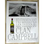 Publicit papier - scotch whisky clan campbell de 1994