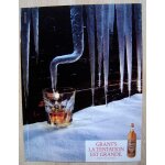 Publicit papier - scotch whisky grant' s de 1987