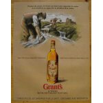Publicit papier - scotch whisky grant's de 1996
