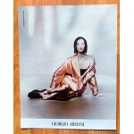 Publicit� papier - v�tements mode giorgio armani de 2023, jiaye wu mannequin.