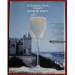 Publicité papier - vin saumur du val de loire de 1983 Publicité papier - vin saumur du val de loire de 1983