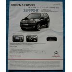 Publicit� papier - voiture citro�n c - crosser de 2009