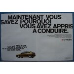 Publicit� papier - voiture citro�n coup� xsara de 1998