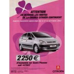 Publicit� papier - voiture citro�n xsara picasso de 2002
