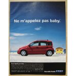 Publicit� papier - voiture fiat panda de 2003