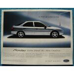 Publicit� papier - voiture ford mondeo turbo diesel, s�rie evasion de 1995