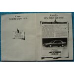 Publicit� papier - voiture honda accord 2. 0i - 16 de 1989