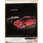Publicit� papier - voiture honda civic de 2003