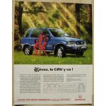 Publicit� papier - voiture honda cr - v de 1997