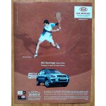 Publicit� papier - voiture kia sportage de 2006, richard gasquet mannequin
