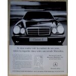 Publicit� papier - voiture mercedes classe e de 1995