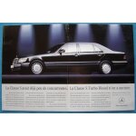 Publicit� papier - voiture mercedes classe s turbo diesel de 1995