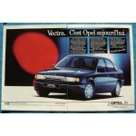 Publicit� papier - voiture opel vectra de 1988