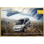 Publicit� papier - voiture opel zafira de 2006