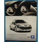 Publicit� papier - voiture peugeot 207 de 2006