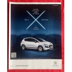 Publicit� papier - voiture peugeot 3008 hybrid4 de 2012