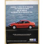 Publicit� papier - voiture peugeot 406 de 2000
