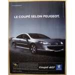 Publicit� papier - voiture peugeot 407 coup� de 2006