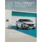 Publicit� papier - voiture peugeot e - 308 de 2023