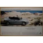 Publicit� papier - voiture renault 19 cabriolet de 1992