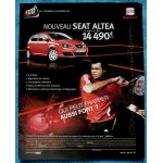 Publicit� papier - voiture seat altea avec jo - wilfried tsonga de 2009