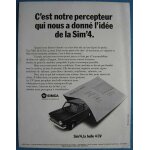 Publicit papier - voiture simca sim'4, la belle 4 cv de 1969 / 70