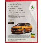 Publicit� papier - voiture skoda fabia de 2022