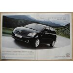 Publicit� papier - voiture toyota corolla verso de 2005