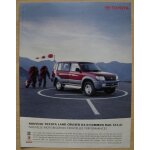 Publicit� papier - voiture toyota land cruiser de 2000