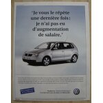 Publicit� papier - voiture volkswagen polo de 2003