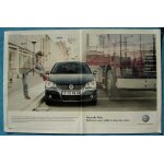 Publicit� papier - voiture volkswagen polo de 2005
