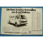 Publicit� papier - volkswagen utilitaire l. t. de 1983