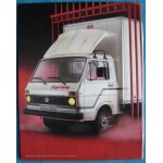 Publicit� papier - volkswagen utilitaire l. t. turbo de 1984