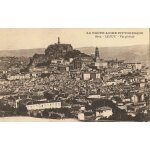 Le puy (hte - loire) pensionnat notre - dame de france, la statue, l'ancien cloitre des chanoines de ...