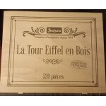 Puzzle 3d en bois de la tour eiffel