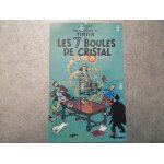 Puzzle 4 tlcartes neuves - tintin - les 7 boules de cristal - 500 exemplaires